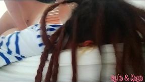 dreadhead clio receives hard morning anal