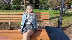 Woman's Ecstasy: Remote Vibrator Intimacy Walk