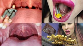 Amazing vore with burps and hiccups non stop