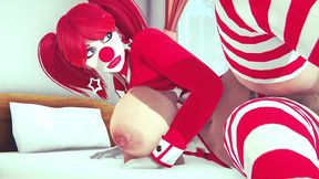fuck your clown until she breaks - pov hentai