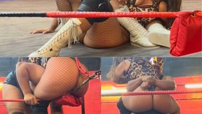 Beautiful bbw dominated by strong man