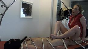 tied up sex slave object!