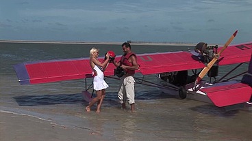 Caylian Curtis Fucks A Pilot On A Secluded Island Beach