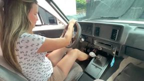 Jarlyn accelerates the chevette hard for a friend (Custom)