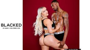 Hardcore interracial pound with a big-bottomed blonde Vic Marie