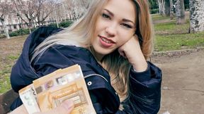 Blonde Nerd Loves Public Fucking