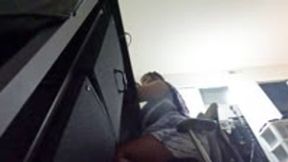 Dumb Teenie Worker Follows Giantess Boss Home POV 1080