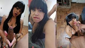 tardes sozinha = putaria sem limites! dei o cu e levei gozada na cara . - limitless whoredom! i gave my ass and took cum in my face