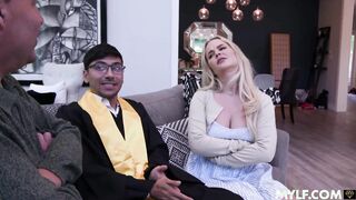 Stepmom we need to fuck carefully so dad wont find out
