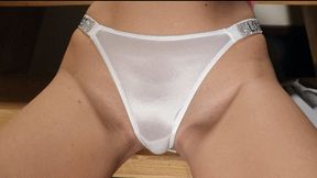 He licked my shiny panties (HD)