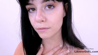 Hot Egyptian looking Girl tests New Toys