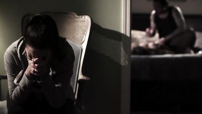 BBW busty fat girl got fucked in front of a cheated wife