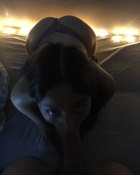 Sucking my boyfriend’s big cock :) photo