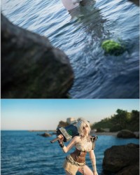 Saya cosplay photo