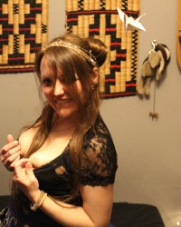 Formal Friday - posing in bed :) photo