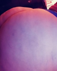 Fat ass in these blue thongs! photo