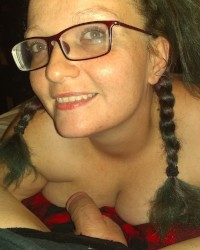 Nerdy teen with big tits do it better photo