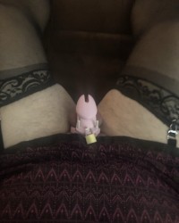 Caged hubby photo