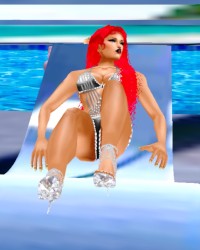 Chilling by my pool photo