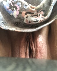 Pussy play in my car photo
