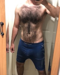 Very hairy man photo