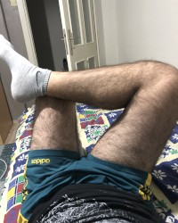 Very hairy man photo