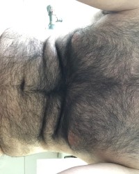 Very hairy man photo