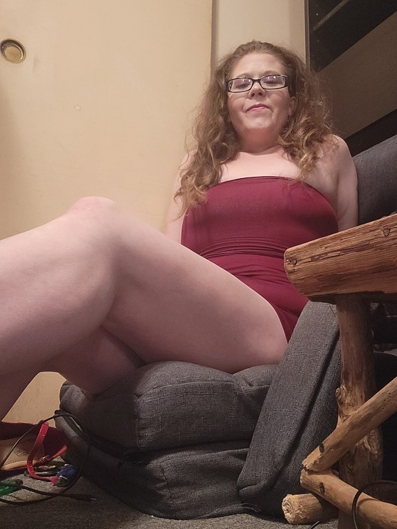 Nikki Belle Posing in my Tube Dress