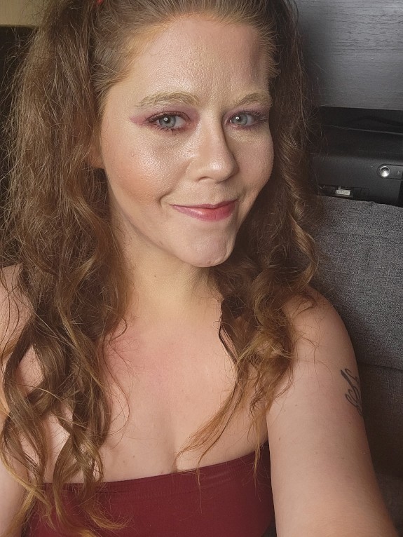 Nikki Belle Posing in my Tube Dress