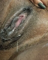 Creamy before penetration photo