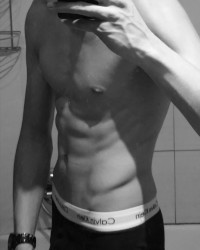 Me after training at home photo