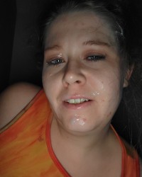 Covered in So much cum photo
