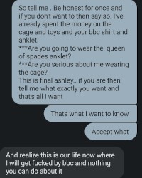 Cuckold turned Sissy from his gf cheating and denying him pussy photo