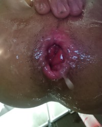 Wet anal photo