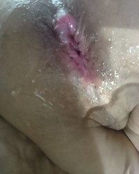 Wet anal photo