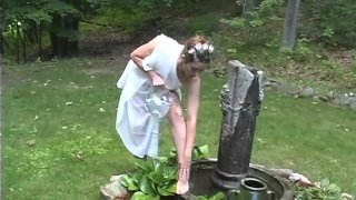 爱情花园中的梦幻户外性爱