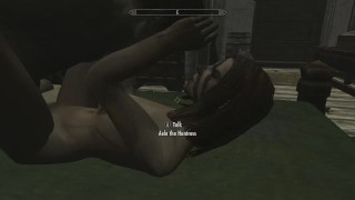 Skyrim - 与 Aela 发生性关系（裸体）