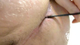 肛门珠特写张开