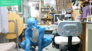 19 岁 Digitmon Veemon Boy / 人体彩绘 / 人体彩绘裸体角色扮演