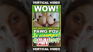 好女孩得到爸爸的中出 POV - Molly Pills - 垂直视频
