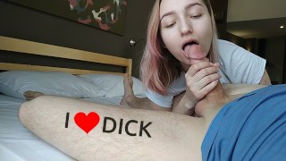 第一次约会后我吮吸新男友的鸡巴