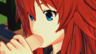 高中 DxD - Rias Gremory 3D Hentai
