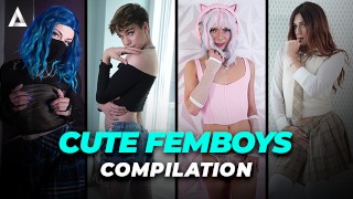 HETEROFLEXIBLE - 最热门的可爱 FEMBOYS 性交合辑！粗暴的狗式，肛门指法，等等！