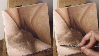 阴部和阴部绘画 - JOI OF PAINTING 第115集