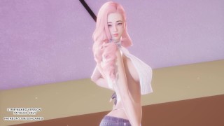 [MMD] LE SSERAFIM - 完美之夜 Seraphine 性感 Kpop 舞蹈英雄联盟无尽 4K 6