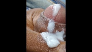 Close up masturbating