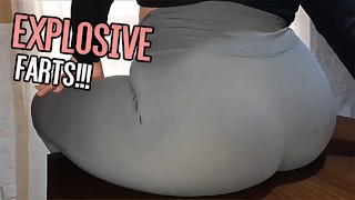 卡拉在硬木桌上撕开爆炸性屁！
