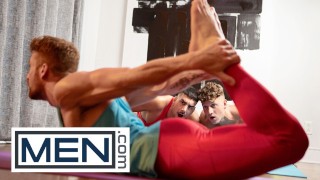 男士 - 硬汉螺柱 Felix Fox、Tayler Tash 和 Olivier Robert 在同性恋铁杆三人组中