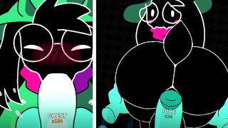 Ralsei 的 TWINK 屁股被猛击 