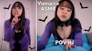 吸血鬼Mistress控制和抚摸你的鸡巴-ASMR射精倒计时